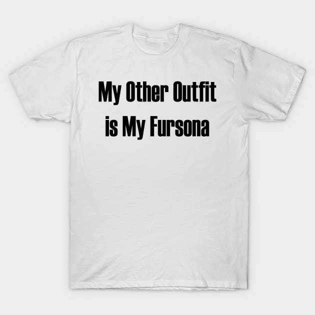 My Other Outfit is My Fursona (Light Shirts) T-Shirt by EverydayEnby